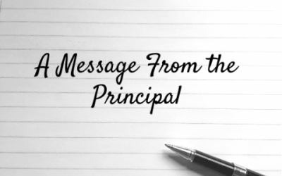 A Message from the Principal